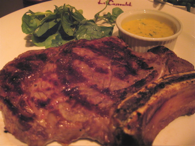 Glick's kosher catering entrée — rib eye